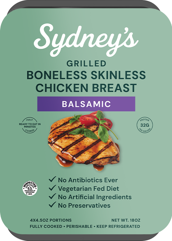 Sydney’s grilled boneless skinless chicken breast, Balsamic