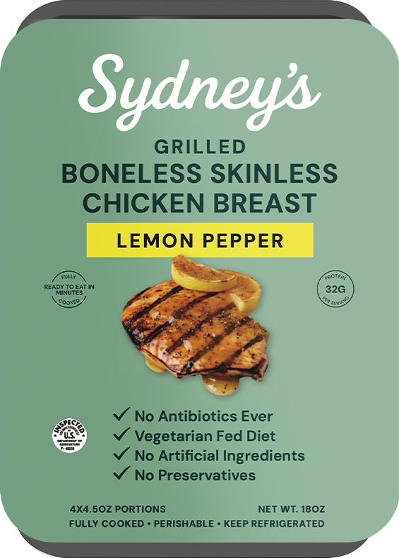 Sydney’s grilled boneless skinless chicken breast, Lemon Pepper